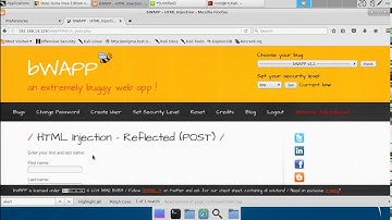 [All levels] HTML Injection - Reflected POST