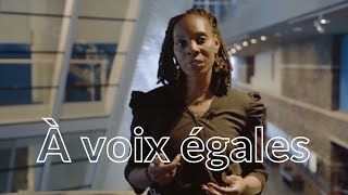 Lauréate du concours À voix égales