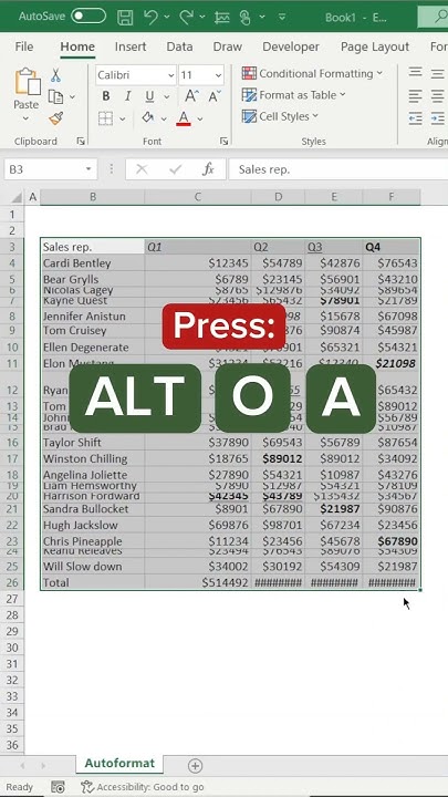 how-to-auto-format-in-excel-youtube