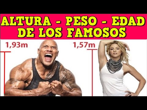 Video: Cuánto pesan las estrellas: altura, peso real y otros parámetros de las celebridades