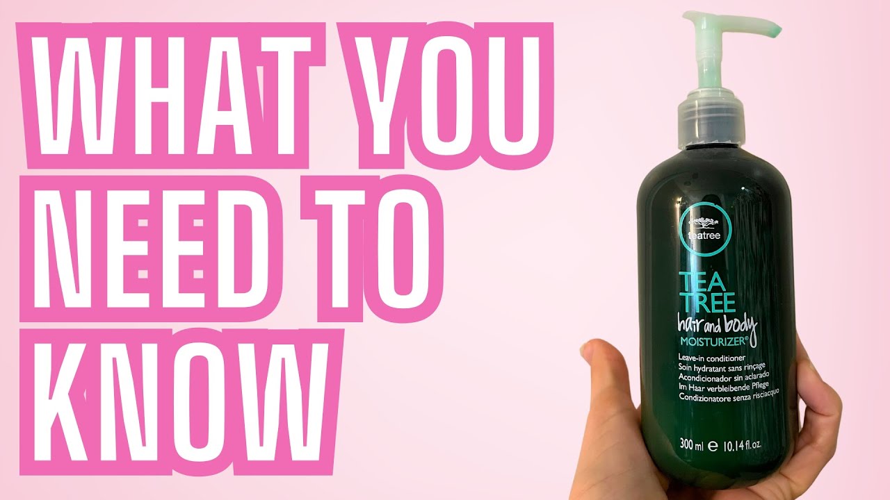 Обзор: увлажняющий крем для волос и тела с маслом чайного дерева