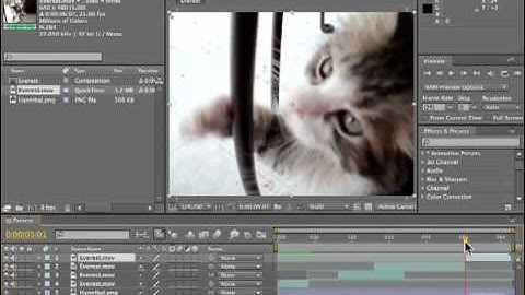 Adobe After Effects CS5 Tutorials - Edit Video, Split Layers Part No.5