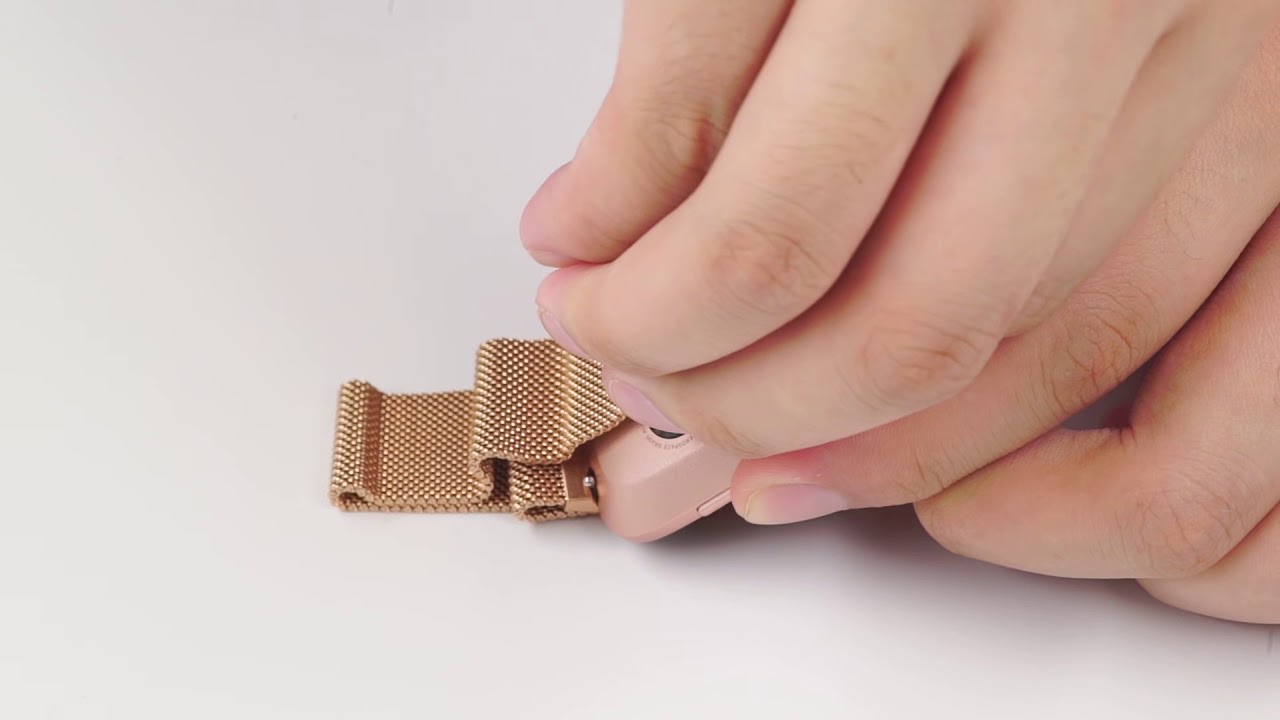 Fitbit Versa Bands Milanese installation video