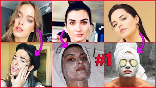 ماسک صورت بازیگران زیبای ترکیه و روش های لطافت و درخشانی پوست صورتشان , سفید کردن پوست, پارت اول