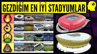 Yurt Dışında Gittiğim TÜM STADYUMLARI Sıraladım!