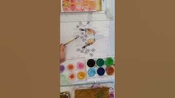 Gelli Plate Fun What Can I See 5 Mixed Media Collage