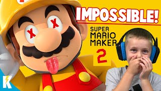 Playing IMPOSSIBLE Super Mario Maker 2 Levels! K-City GAMING
