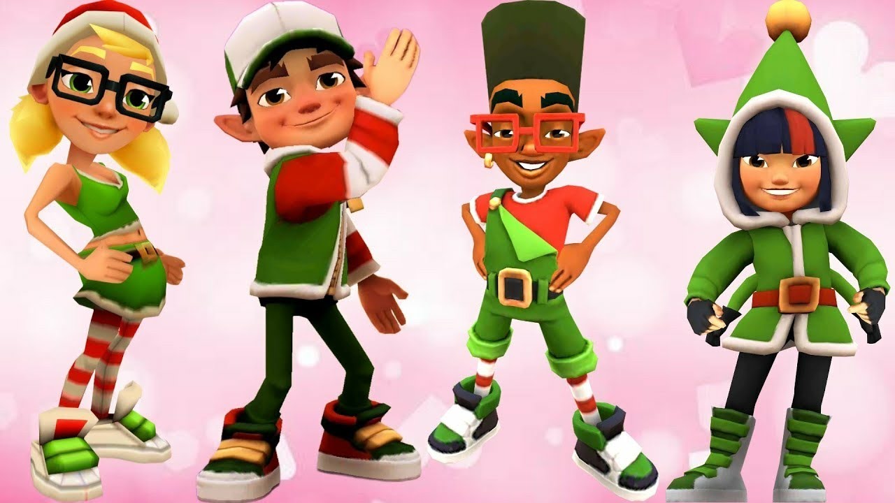 Subway Surfers X-Mas Elf Tricky vs Elf Yutani Gameplay Android ios 