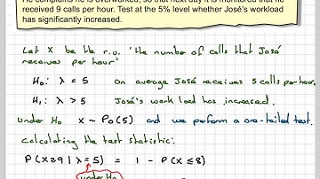 Testing the observed mean of a Poisson distribution using tables