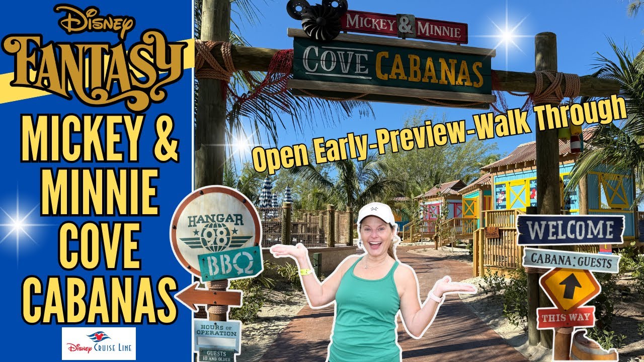 НОВЫЕ домики в бухте Микки и Минни | Предварительный просмотр | Disney Castaway Cay | Disney Crui...