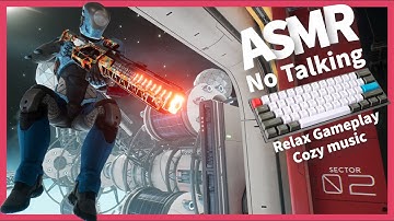 🌜ASMR Gaming 💤 Splitgate gameplay in 2023  No Talking, 🖥️ Keyboard Sound and Cozy music🎶