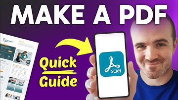 How to MAKE a PDF in Adobe Scan (Step by Step) 2025