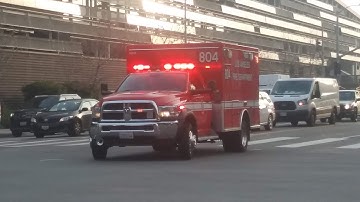 LAFD Rescue 804 Responding