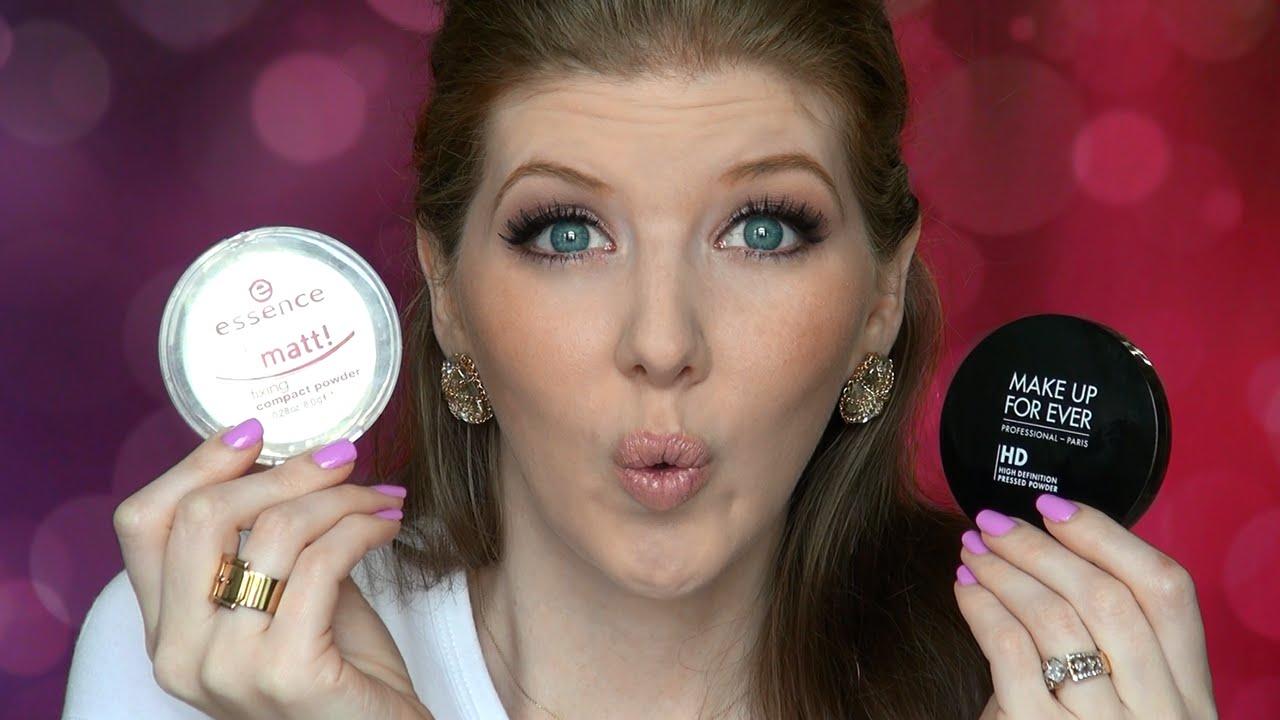 Essence All About Matt! vs MUFE HD Pressed Powder - YouTube