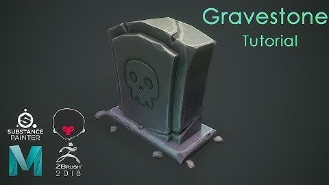 Maya - Gravestone Speed Modeling