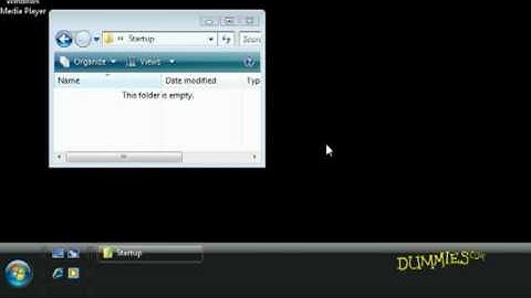 How to Automatically Run Programs When Windows Vista Starts For Dummies