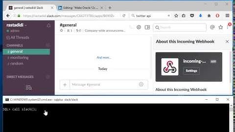 oracle/slack integration demo