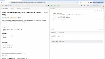 Element Appearing More Than 25% In Sorted Array