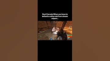 Rust Console when you have to defend an online raid from stream snipers…#shorts #rust #rustconsole