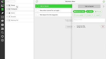 Categories / Contexts in Nozbe