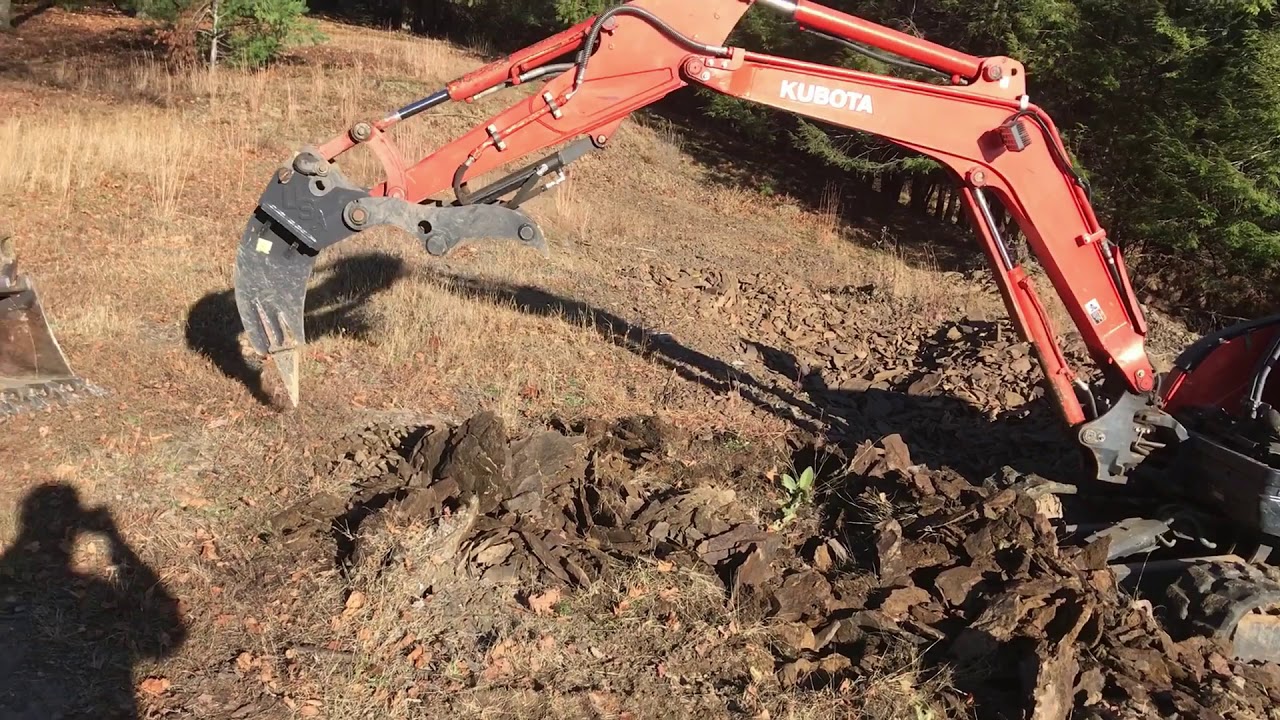 USA Attachment Mini Ripper on Kubota KX713 YouTube