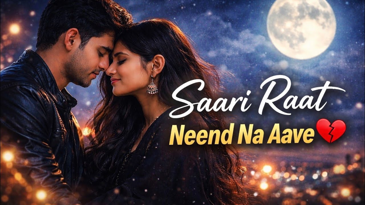 Saari Raat Neend Na Aave 💔 | Heart Touching Hindi Romantic Song | Love Lofi Vibes 2026