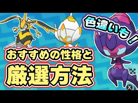 ポケモンusum 色違いも可能 アーゴヨン に進化するウルトラビースト ベベノム 厳選方法とおすすめの性格 ウルトラサンムーン実況 Youtube