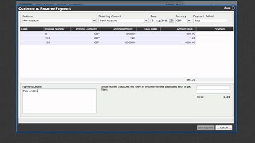 WinWeb Invoicing Software: How To Receive A Payment