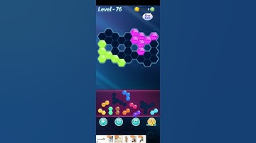 Block! Hexa Puzzle~HexaMage B block 10 to 11 levels~ level-76