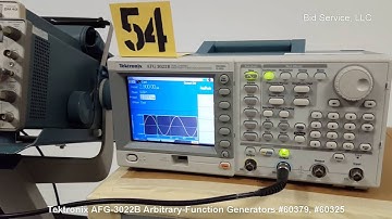Tektronix AFG-3022B Arbitrary\Function Generator #60379, #60325