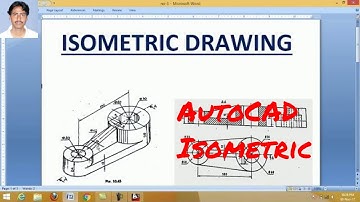 AUTOCAD ISOMETRIC DRAWING(04) / Soumen Sir