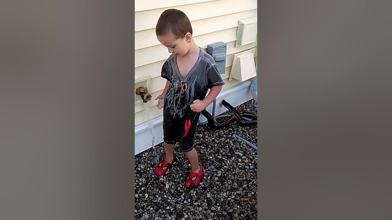 Autistic 3 year old playing YouTube