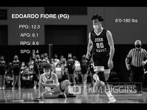 Edoardo Fiore Basketball Highlights 2021-2022 Season- John Bapst Memorial High School, Bangor, Maine