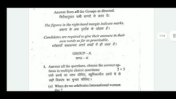 #vbu, B.Ed, sem-4 (2017-2019), Question paper.