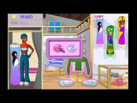 barbie roller skating computer game