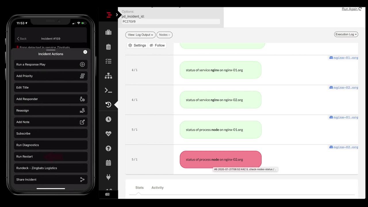 PagerDuty Rundeck Integration Demo YouTube