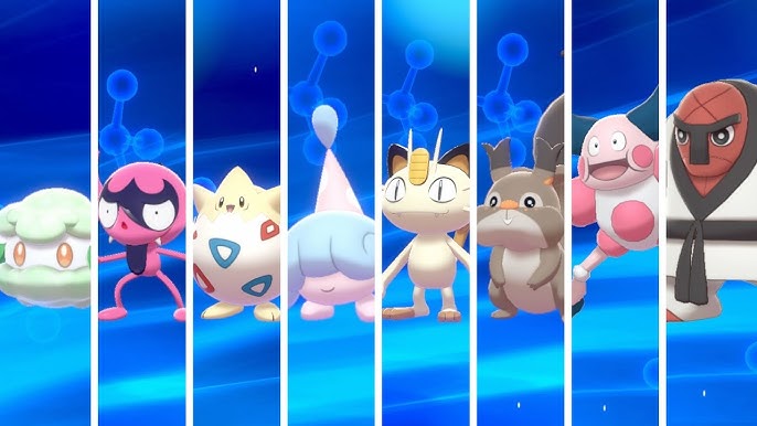 Todos os Pokémon Exclusivos de Sword & Shield 