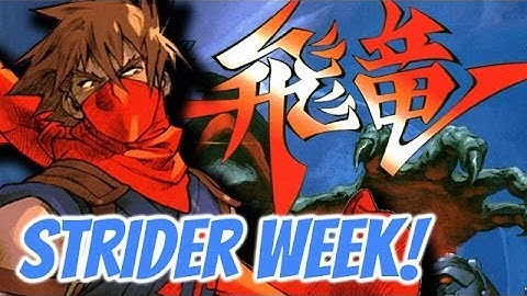 Strider Week - Strider Arcade!
