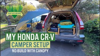 My Honda CRV Camper Setup