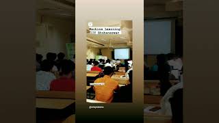 IIT BHUBANESWAR Machine Learning Workshop #coding #code #youtubeshorts #viral #viralshorts