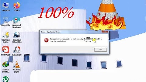 How to fix VLC error 0xc000005 in New Method  2020||Techanical BA ||with proof