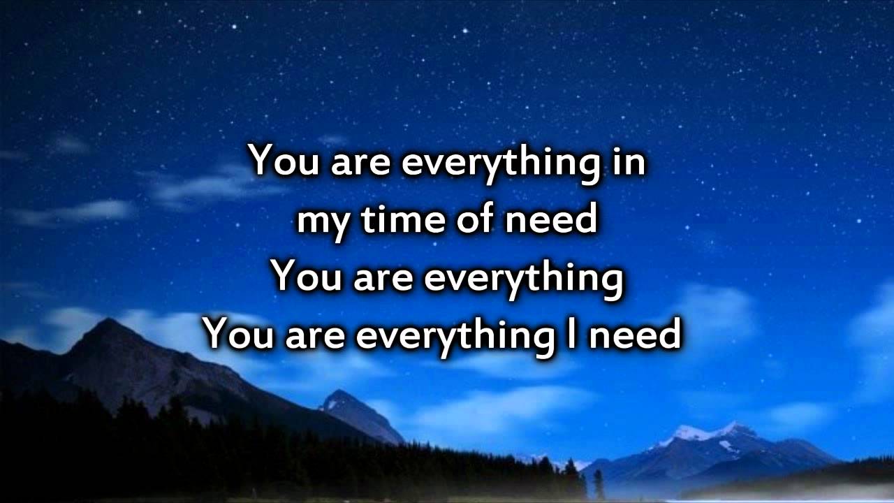Kutless Everything I Need Instrumental with lyrics YouTube