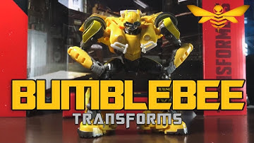 Transformers Studio Series Bumblebee Movie VW Beetle Bumblebee Transformation [STOP MOTION]