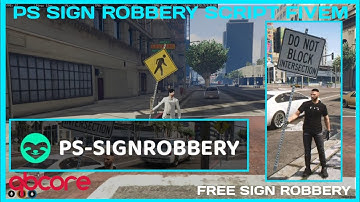 PS Sign Robbery Script *FREE* | FiveM Roleplay Scripts | FiveM Tutorial 2023 | MJ DEVELOPMENT