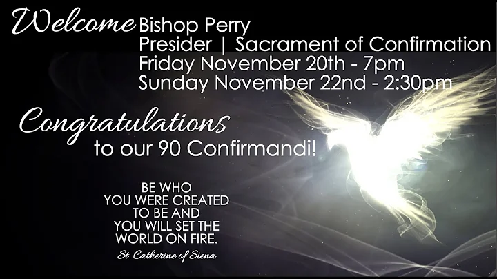 Confirmation Mass 11/22/2020