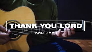 Video thumbnail of "Thank You Lord | Don Moen | Acoustic Guitar Minus one"
