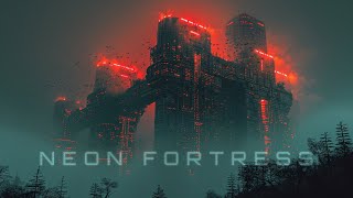 Neon Fortress: Relaxing Dark Space Ambient Music