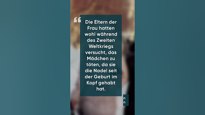 Mordversuch? Russin lebte 80 Jahre lang mit Nadel im Gehirn