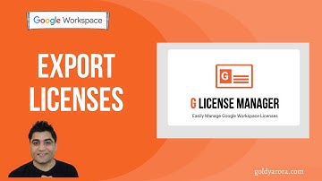 Bulk Export Google Workspace Licenses with G License Manager