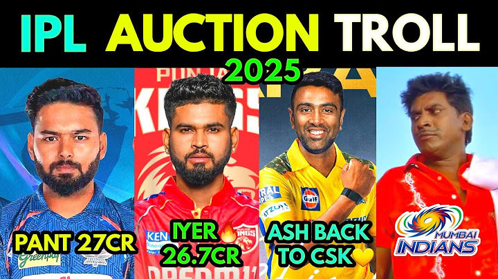 IPL 2025 AUCTION DAY 1 TROLL TAMIL | IPL 2025 AUCTION TROLL | TOP TROLLS